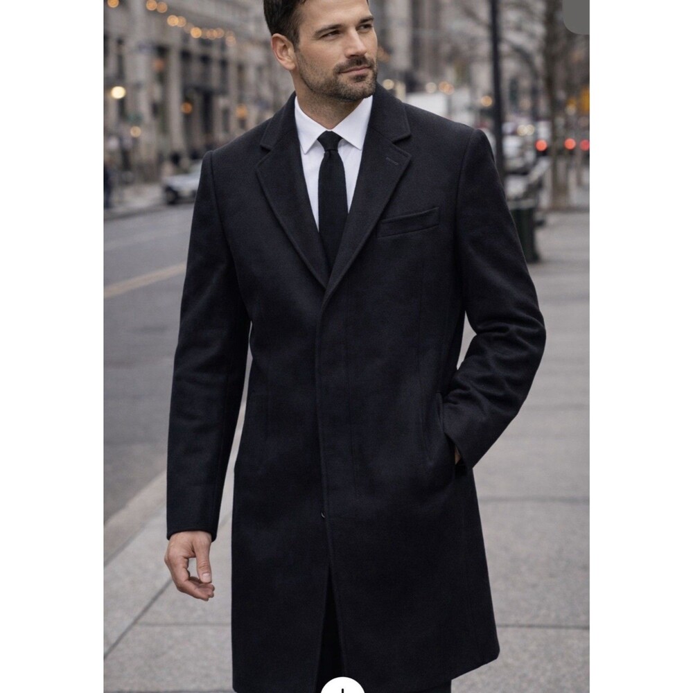 Reiss Gable 90% Wool 10% Cashmere Overcoat Men's Classic